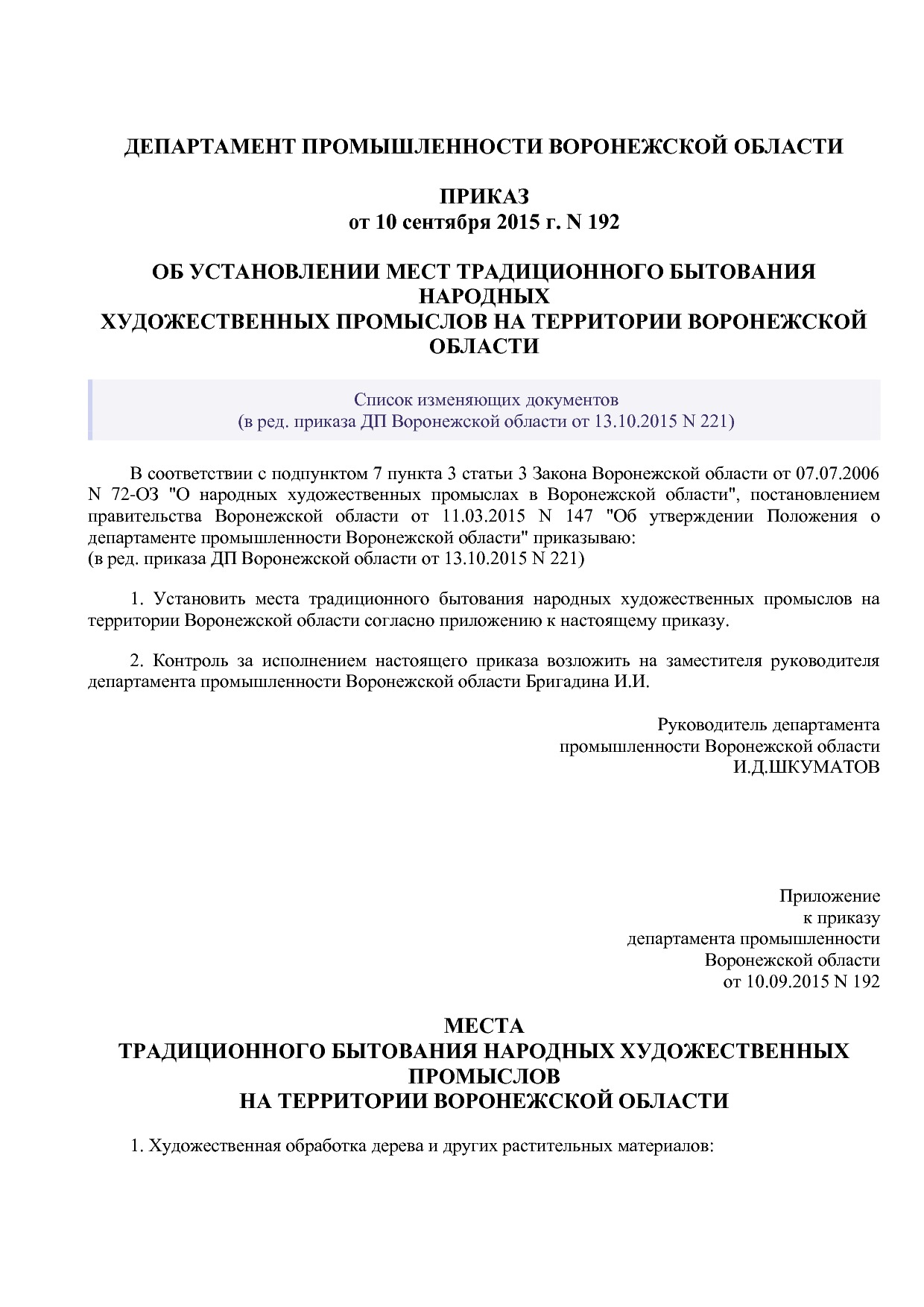 Приказ ДП Воронежской обл_ от 10_09_2015 N 192 (ред_ от 13_1.pdf