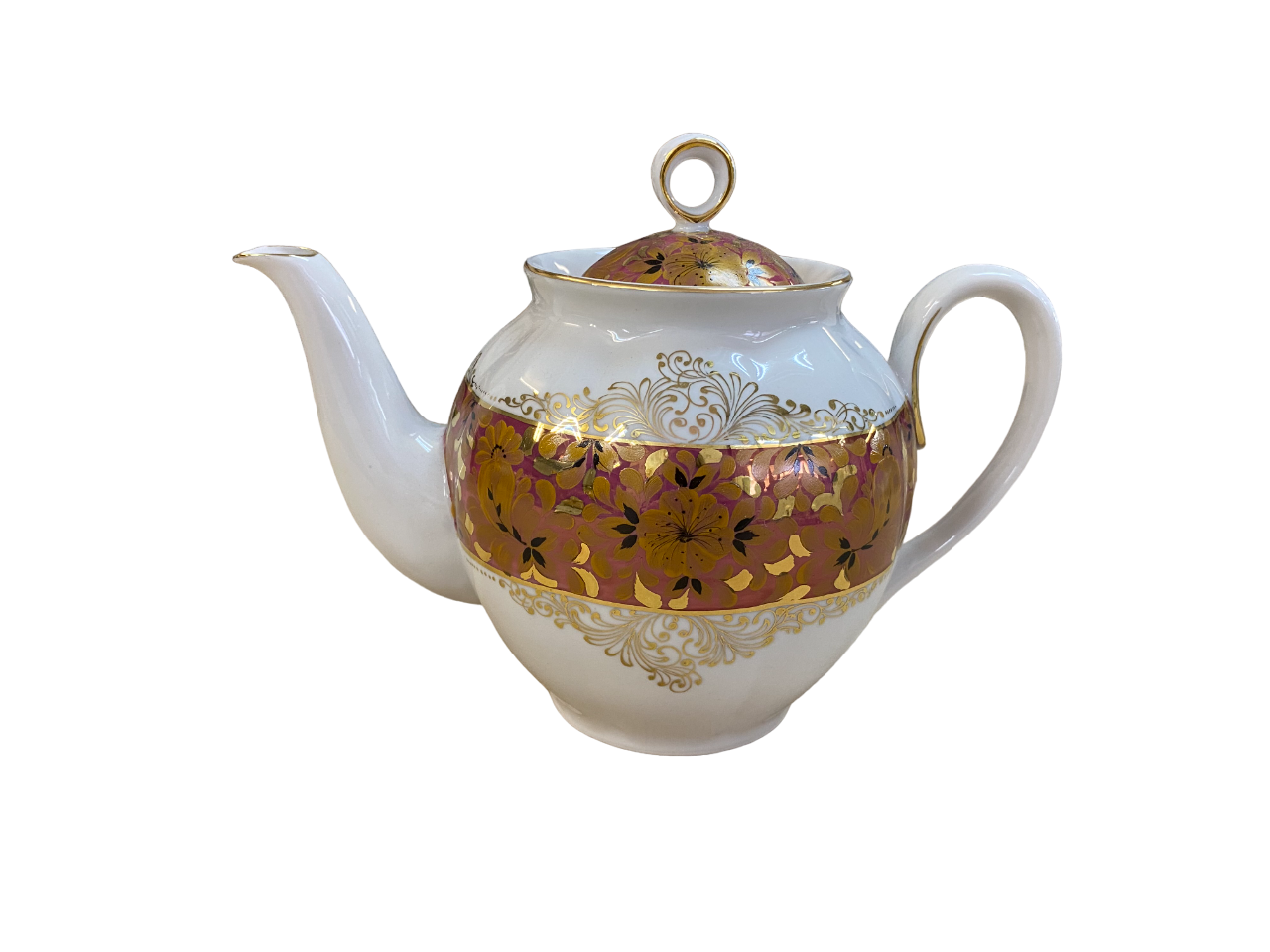 Чайник русский сувенир (форма тюльпан)