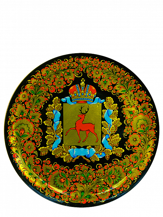Тарелка-панно 500х20 с гербом н.новгорода