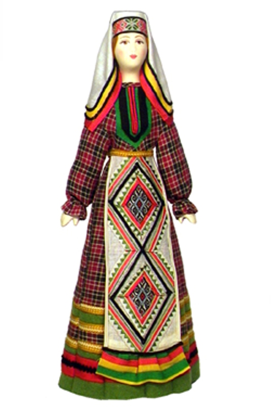 Удмурты. национальный женский костюм.